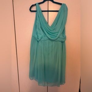 Sky blue bridesmaids dress